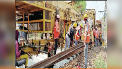 दुप्पट पावसातही रेल्वे वेगवान; कसारा-इगतपुरी घाटात स्लीपर्स नूतनीकरणामुळं बळकटी