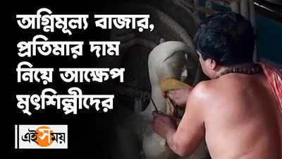 অগ্নিমূল্য় বাজার, প্রতিমার দাম নিয়ে আক্ষেপ মৃৎশিল্পীদের