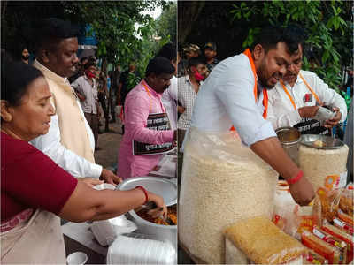 BJP West Bengal: কোটিপতি হতে চাই, বিধানসভার বাইরে ঘুগনি-ঝালমুড়ির দোকান বিজেপির