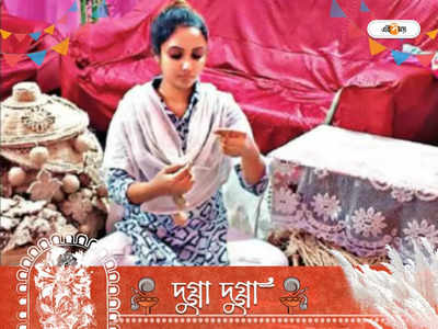 Durga Puja 2022: নাসিমার হাতের ছোঁয়ায় সেজে উঠছে বাবুপাড়া
