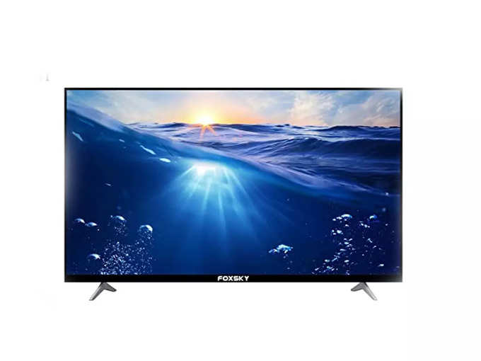 ​२. Foxsky 127 cm (50 inches) 4K Ultra HD Smart LED TV 50FS-VS (Black)
