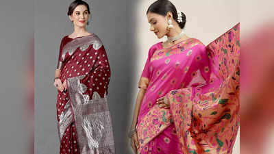 बेहद शानदार है ₹500 से भी कम कीमत में मिलने वाली इन Silk Saree का कलेक्‍शन, पहनकर मिलेगा रिच और ट्रेंडी लुक