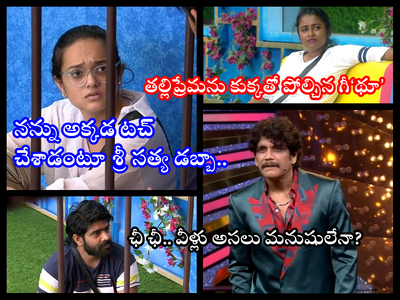 Bigg Boss 6 Telugu Episode 21: నన్ను అక్కడ టచ్ చేశాడంటూ శ్రీ సత్య నీఛం.. అమ్మ ప్రేమ కంటే కుక్క ప్రేమ గొప్పదంటూ గీ‘థూ’