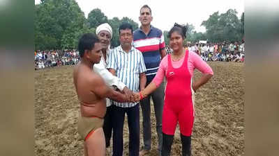 Hamirpur Dangal: दिल्‍ली की महिला पहलवान पूनम ने पटका हमीरपुर के प्रीतम को, हुई इनामों की बरसात