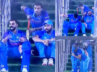 Virat Kohli vs Rohit Sharma : গলছে সম্পর্কের বরফ? রোহিত-কোহলির  জাদু কি ঝাপ্পি-র ভিডিয়ো ভাইরাল