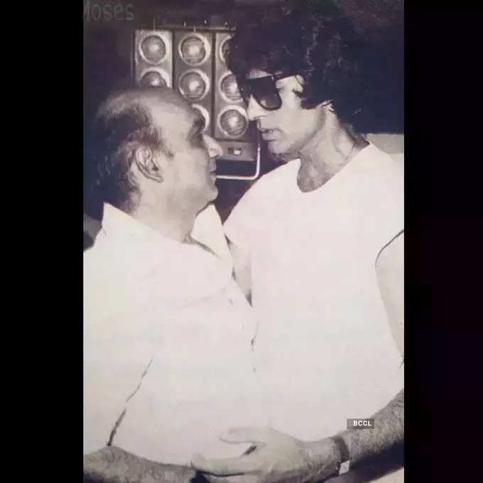 Amitabh Bachchan and Yash Chopra