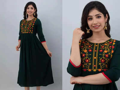 किसी भी स्पेशल ऑकेजन पर पहनने के लिए बेस्ट हैं ये Anarkali Kurta डिजाइन, इनकी कीमत है ₹1000 से भी कम