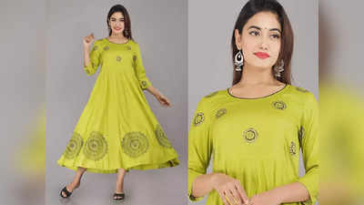 Amazon Sale में 998 रुपये की Green Kurti मात्र 265 रुपए में खरीदने का मिल रहा है सुनहरा मौका, जल्दी करें