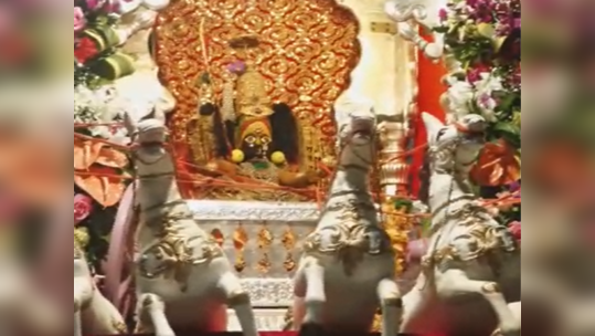 तुळजा भवानी देवीची आज रथ अलंकार महापूजा; मंदिरात गरुड वाहनावरुन छबिना मिरवणूक