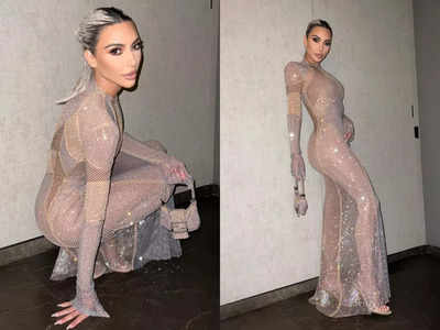 Kim Kardashian Dress: અમેરિકન મોડલ Kim Kardashianના ડ્રેસે કરી ઉપાધિ, કૂદકાં મારીને સીડીઓ ચઢતાં જોઇ લોકોએ કહ્યું, આ છે પરદા પાછળનો અસલી શો!