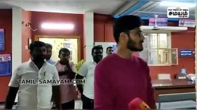 டிடிஎஃப்  வாசனை  சூலூர் போலீசார் மடக்கி பிடித்து கைது செய்தனர்