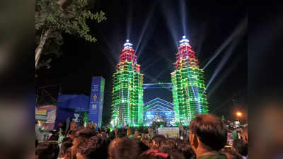 Twin Tower pandal News : সপ্তমীতে করা যাবে  ‘টুইন টাওয়ার’-এর দর্শন, খুশির খবর দিলেন উদ্যোক্তারা