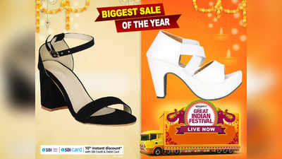 महिलाओं के पहनने के लिए बेस्ट हैं ट्रेंडी Heel Sandals, डिस्काउंट के बाद कीमत है ₹500 से भी कम
