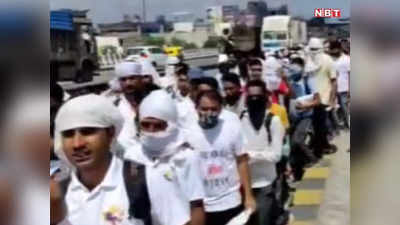 राजस्थान के बेरोजगारों ने गुजरात में खोला गहलोत सरकार के खिलाफ मोर्चा, इन मांगों को लेकर निकाल रहे दांडी मार्च
