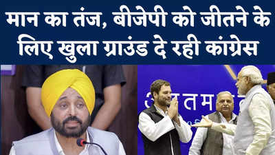 Bhagwant Mann on Rahul Gandhi: बीजेपी-कांग्रेस आपस में मिले, जीतने के लिए खुला ग्राउंड दे रहे, गुजरात से भगवंत मान का अटैक