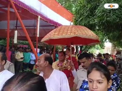 Kumari Puja 2022 : প্রথা অনুযায়ী মহাষ্টমীতে কুমারী পুজো শুরু কামারপুকুর শ্রী রামকৃষ্ণ মঠে