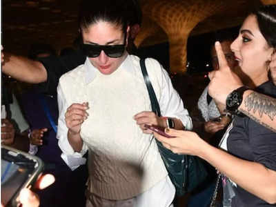 Kareena Kapoor: करीना के साथ एयरपोर्ट पर धक्का-मुक्की, सेल्फी लेने के लिए किसी ने खींचा बैग तो किसी ने धकेला