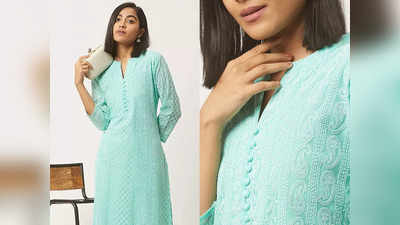 खूब बिक रही हैं ये लेटेस्ट Chikankari Kurti, ग्रेट इंडियन फेस्टिवल में इतनी कम है कीमत