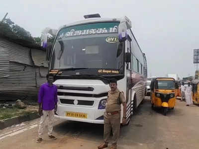 காஞ்சி: மோசடியாக இயங்கி வந்த ஆம்னி சொகுசு பேருந்து - வட்டாரப் போக்குவரத்து ஆய்வாளர் அதிரடி