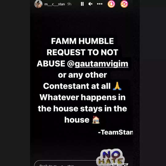 MC Stan fans give threats to Gautam Vig via Instagram comments