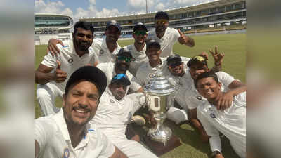 Irani Trophy: ಸೌರಾಷ್ಟ್ರ ವಿರುದ್ಧ ಗೆದ್ದು ಇರಾನಿ ಟ್ರೋಫಿ ಮುಡಿಗೇರಿಸಿಕೊಂಡ ರೆಸ್ಟ್‌ ಆಫ್ ಇಂಡಿಯಾ!