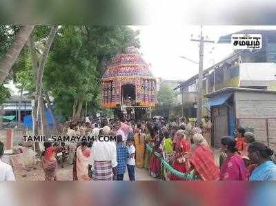 ஸ்ரீனிவாச பெருமாள் ஆலய திருத்தேர் விழா திரளான பக்தர்கள் பங்கேற்பு