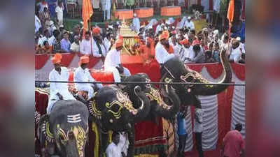 Hubballi-Dharwad | ಧಾರವಾಡದಲ್ಲಿ ಕಣ್ಮನ ಸೆಳೆದ ಜಂಬೂ ಸವಾರಿ: ನಾಡಿನ ಸಂಸ್ಕೃತಿ ಅನಾವರಣ