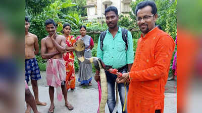 Haldia News: মাছ ধরার জালে বিষধর কাল কেউটে, হুলস্থুল হলদিয়ার মহম্মদপুর গ্ৰামে