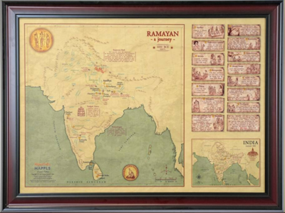 The Ramayan Maps : কোন পথে বনবাসে গিয়েছিলেন শ্রী রাম? জানাতে তৈরি ম্যাপ