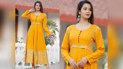 केवल ₹1000 के भीतर मिल रही हैं ये Long Kurti, कैजुअल, फेस्टिव और वर्कप्लेस पर पहनकर जाने के लिए है बेस्ट