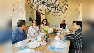 हिमाचल: विधानसभा चुनाव से पहले कंगना के घर पहुंचे CM जयराम ठाकुर, नाश्ते में खाए भल्ले-बबरू