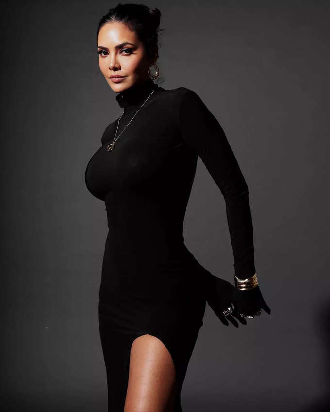 ​ब्लैक ड्रेस में ईशा गुप्ता ने शेयर की तस्वीरें