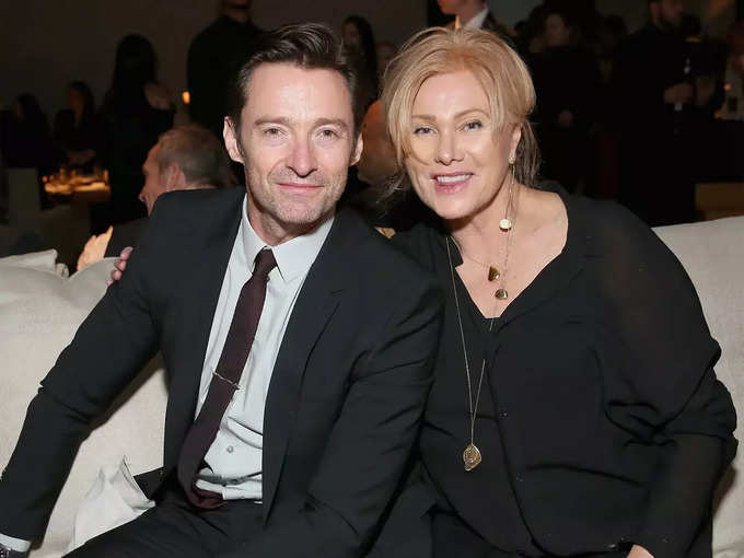 hugh jackman with wife