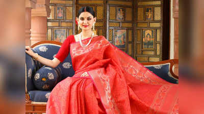 करवा चौथ पर ये खूबसूरत Designer Saree कर सकते हैं गिफ्ट, देखें यह शानदार लिस्ट