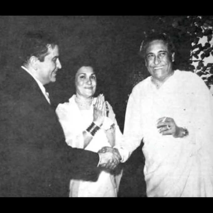 ashok kumar at raj kapoor wedding