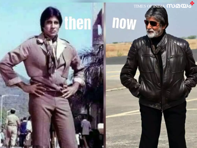 amitabh bachan then and now