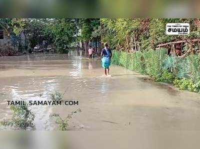 குளம் போல் மாறிய குடியிருப்பு பகுதி; மக்கள் அவதி!