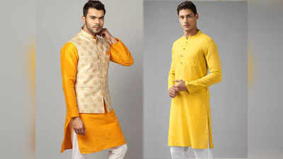 ​Diwali 2022: इस दीपावली के त्योहार पर पहनें ये शानदार यलो Kurta Pajama Set, मिलेगा बेस्ट फेस्टिव लुक​