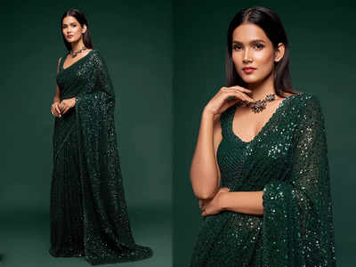 आकर्षक रंग, कम कीमत में मिल रहे हैं ये 5 Sequin work saree, दिवाली के लिए हैं परफेक्ट