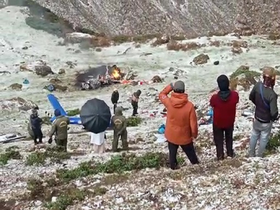 Kedarnath Helicopter Crash: ભાવનગરની ત્રણ છોકરીઓ હતી સવાર, સાત લોકોનાં મોત