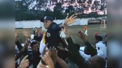 पोलीस अधीक्षकांचा नादच खुळा! क्रिडा स्पर्धेतील विजेतेपदानंतर झिंगाट डान्स; Video व्हायरल