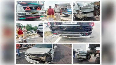 Gopalganj News: ट्रक चालक ने पूर्व मंत्री की स्कॉर्पियो को ठोका, बाल-बाल बचे बीजेपी विधायक