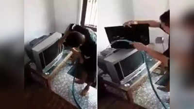 Video: गोपी बहुचा भाऊ सापडला, भावाने चक्क पाण्याने धुतला टीव्ही