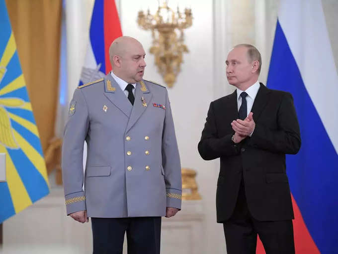 Putin and Russian air force general