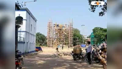 Kali Puja 2022 : ৩ কাহন খড়, ৫ ট্রাক্টর মাটি দিয়ে বীরভূমে তৈরি হচ্ছে ৫০ ফুটের কালী প্রতিমা