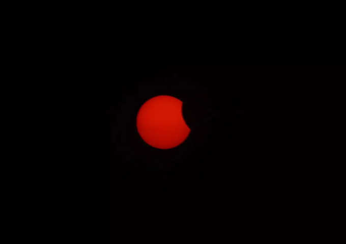 Solar Eclipse seen in Bengaluru