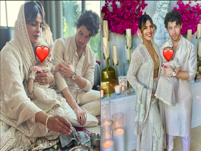 દિવાળી પર Priyanka Chopra અને Nick Jonasને કરી લક્ષ્મીજીની પૂજા, દીકરી Malti Marieના કારણે ખાસ બન્યું પર્વ