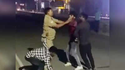 UP Police: लखनऊ में पुलिसकर्मी को सड़क पर दौड़ा-दौड़ा कर पीटा, वीडियो वायरल होते ही हरकत में आया लखनऊ कमिश्नरेट