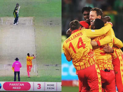 Pak vs Zim: 4 गेंदों पर 4 रन नहीं बना पाया पाकिस्तान, ब्रैड इवांस ने पलटी बाजी, ऐसा रहा आखिरी ओवर का रोमांच