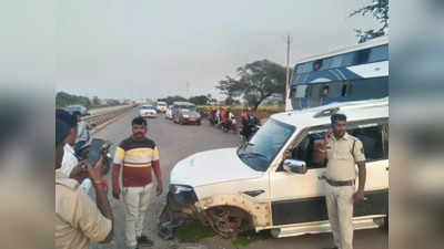 BJP प्रदेश अध्यक्ष अरुण साव के काफिले की गाड़ी डिवाइडर से टकराई,  एक महिला की मौत